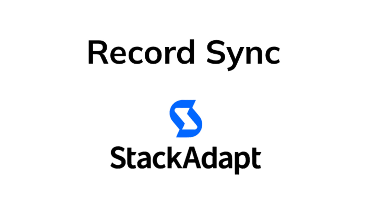 Record Sync and Stack Adapt logos